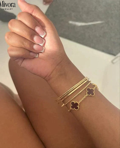 Mivora CLOVER BRACELET | GOLD