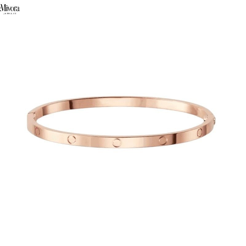 ETERNITY BRACELET THIN | ROSE GOLD
